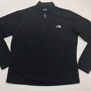 The North Face Womens Black Base Layer 1/4 Zip Top